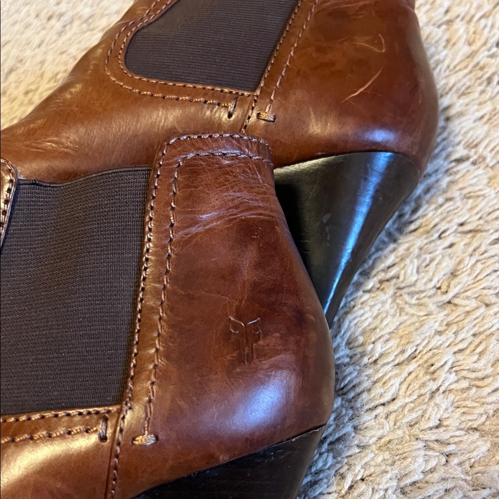 Frye Brown Ankle Boots - Picture 6 of 7